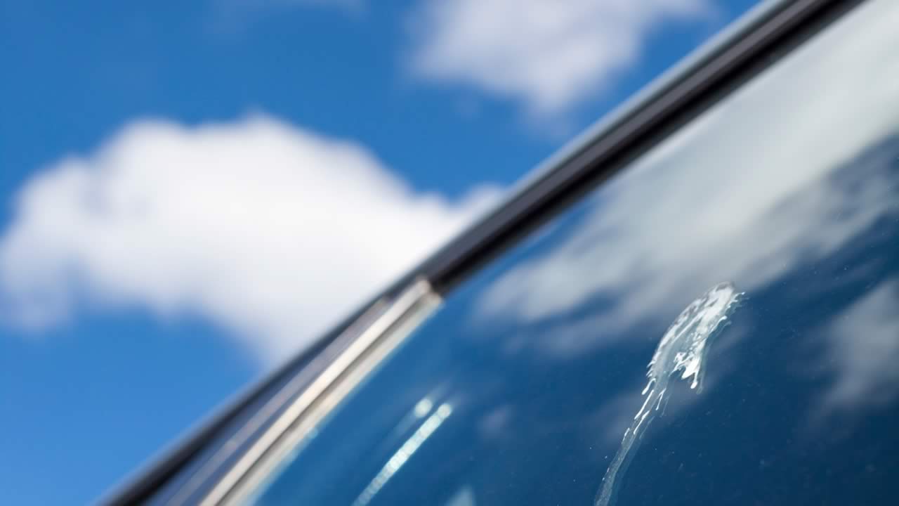Clean Bird Poop Stain from Car Windows